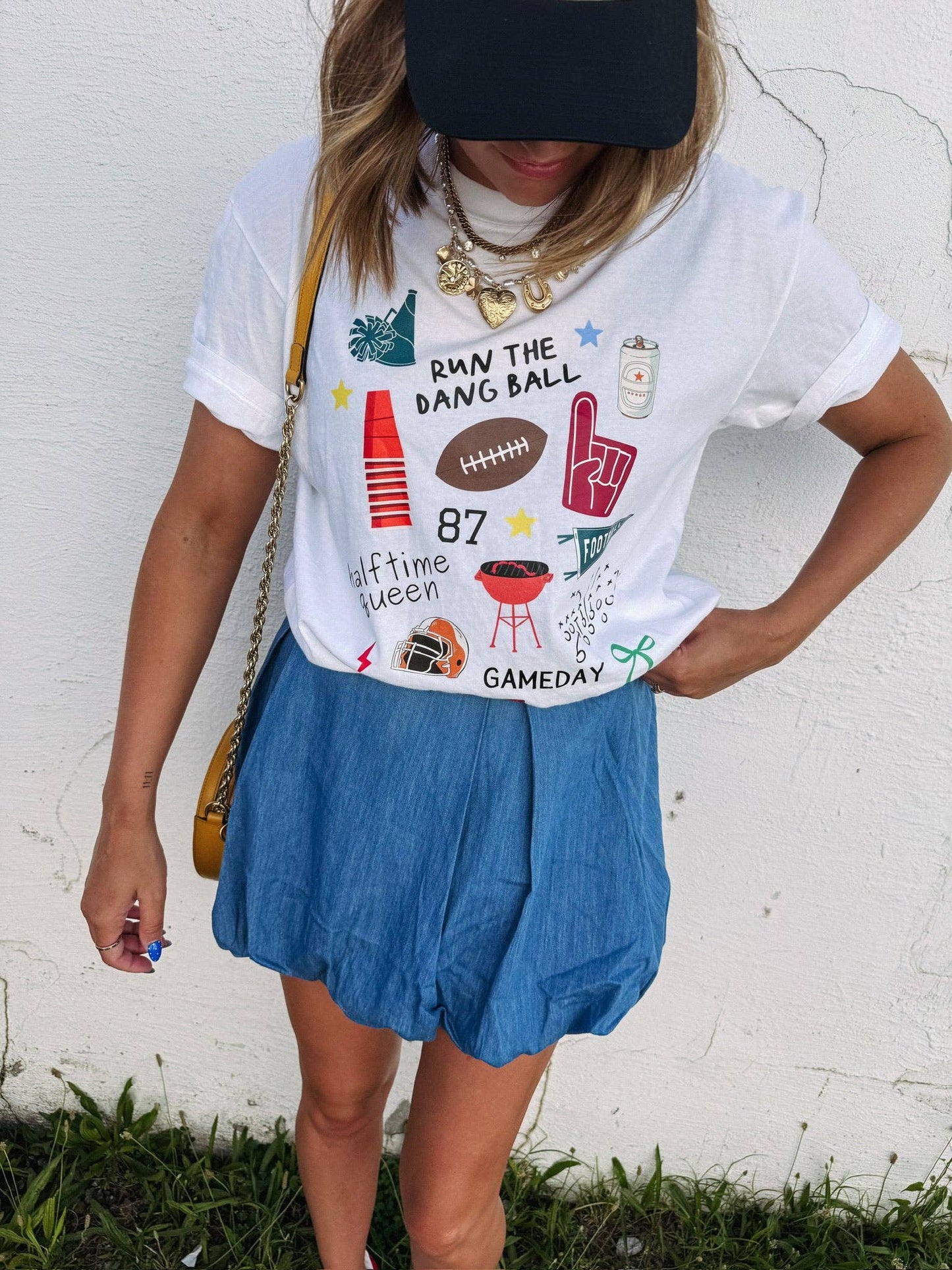 Run the Dang Ball Graphic Tee - Baby Sweet Pea's Boutique