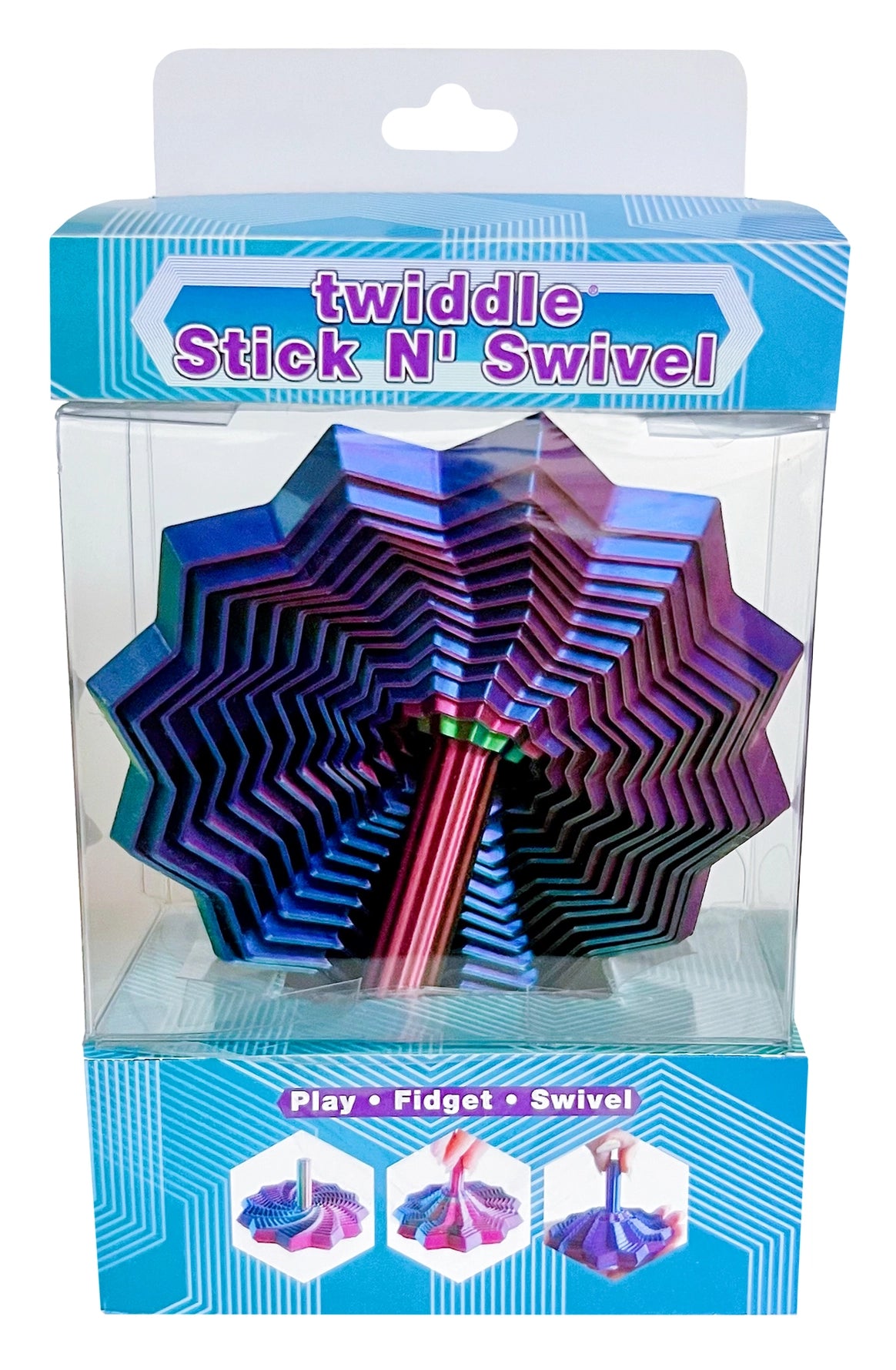 Twiddle 3D Stick N Swivel - Zorbitz