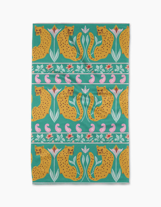 Jungle Blooms Tea Towel
