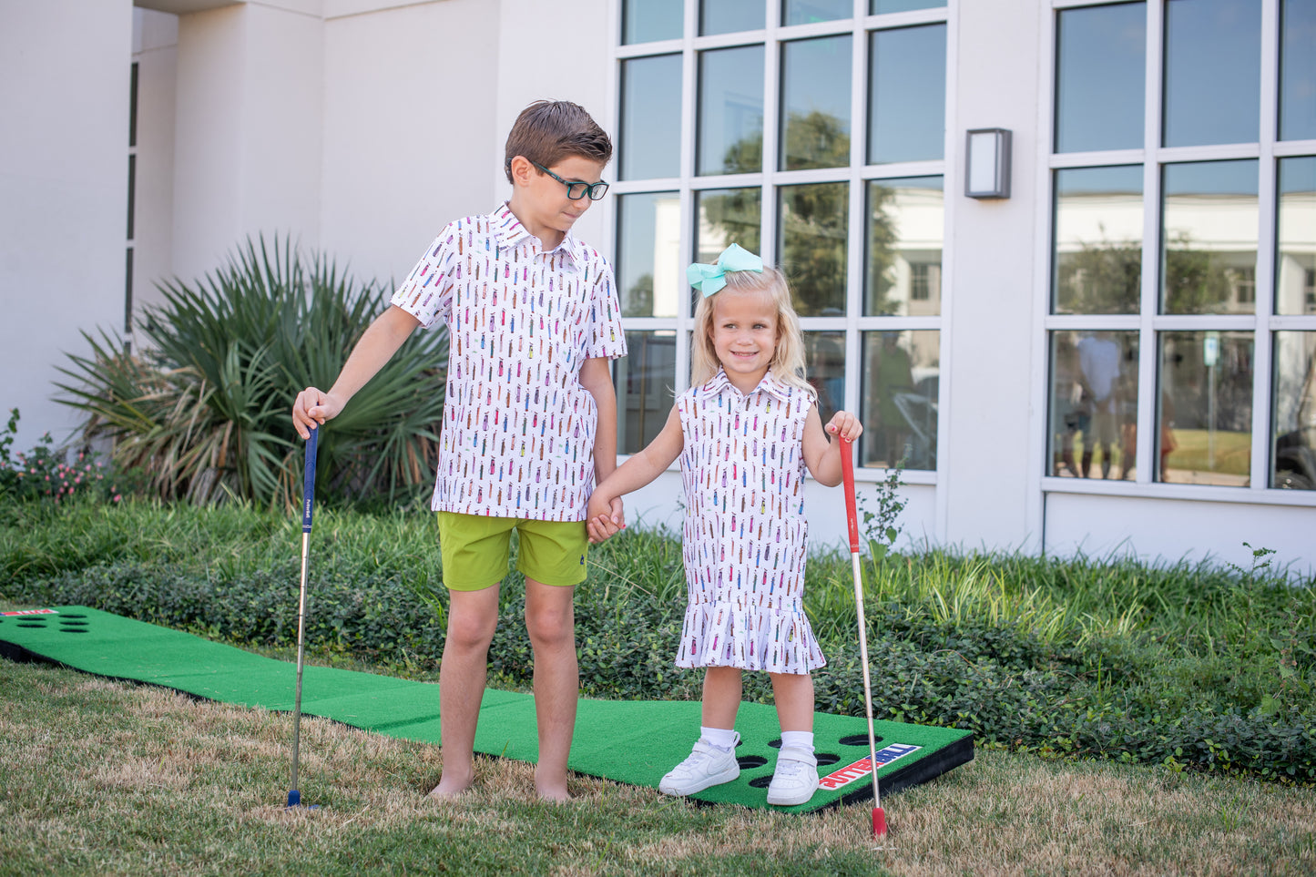 Golf Carts Polo Sleeveless Dress