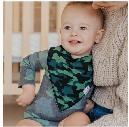 Hunter Baby Bandana Bibs - Copper Pearl