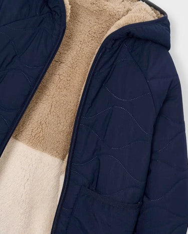 Boy Reversible Sherpa Puffer Jacket