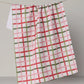 Festive Plaid Tea Towel