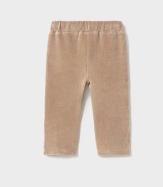 Baby Corduroy Knit Pants- Tan