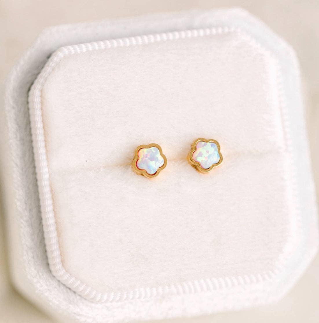 Flower Opals - Pierced Co
