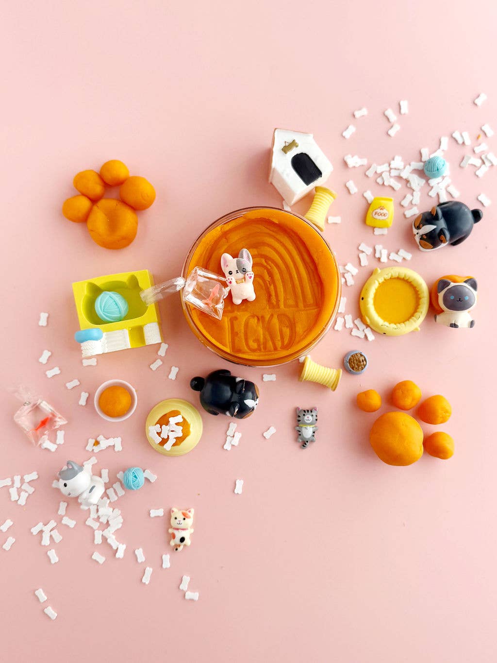 Friends Fur-ever KidDough Play Kit - Earth Grown KidDoughs (KidDoughs by EGKD)