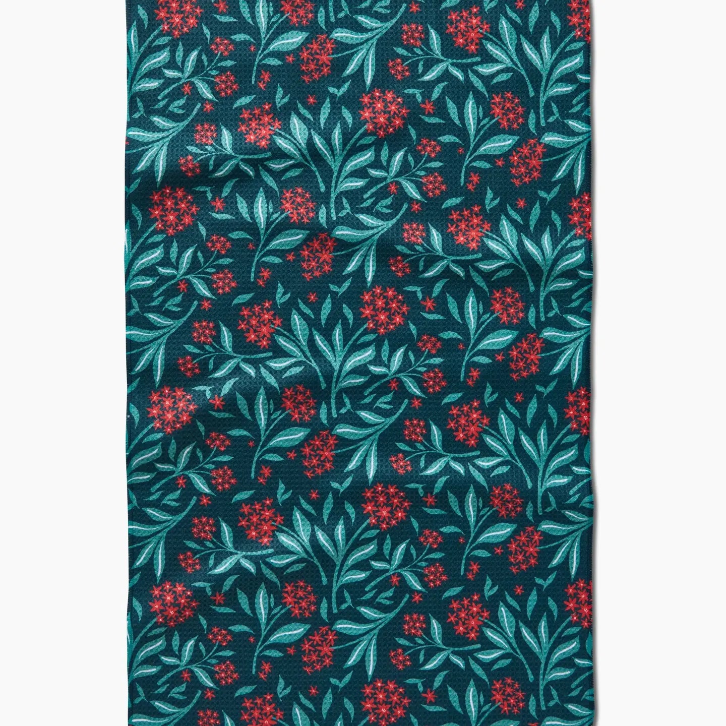 Holiday Blooms Tea Towel