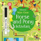 Wipe-Clean: Horse and Pony Activities - Book