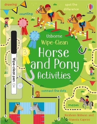 Wipe-Clean: Horse and Pony Activities - Book
