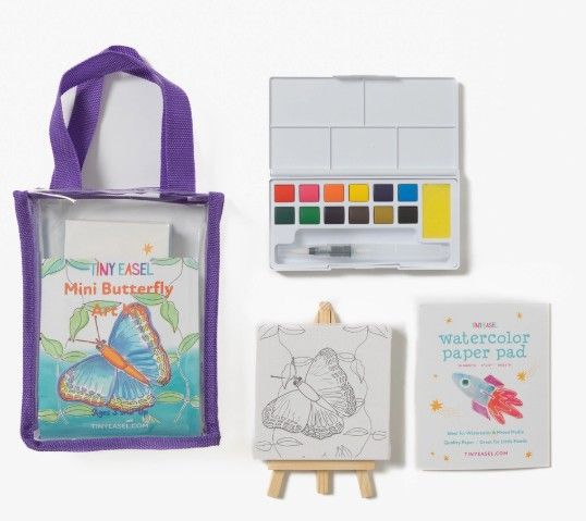 Mini Art Kits Butterfly - Tiny Easel