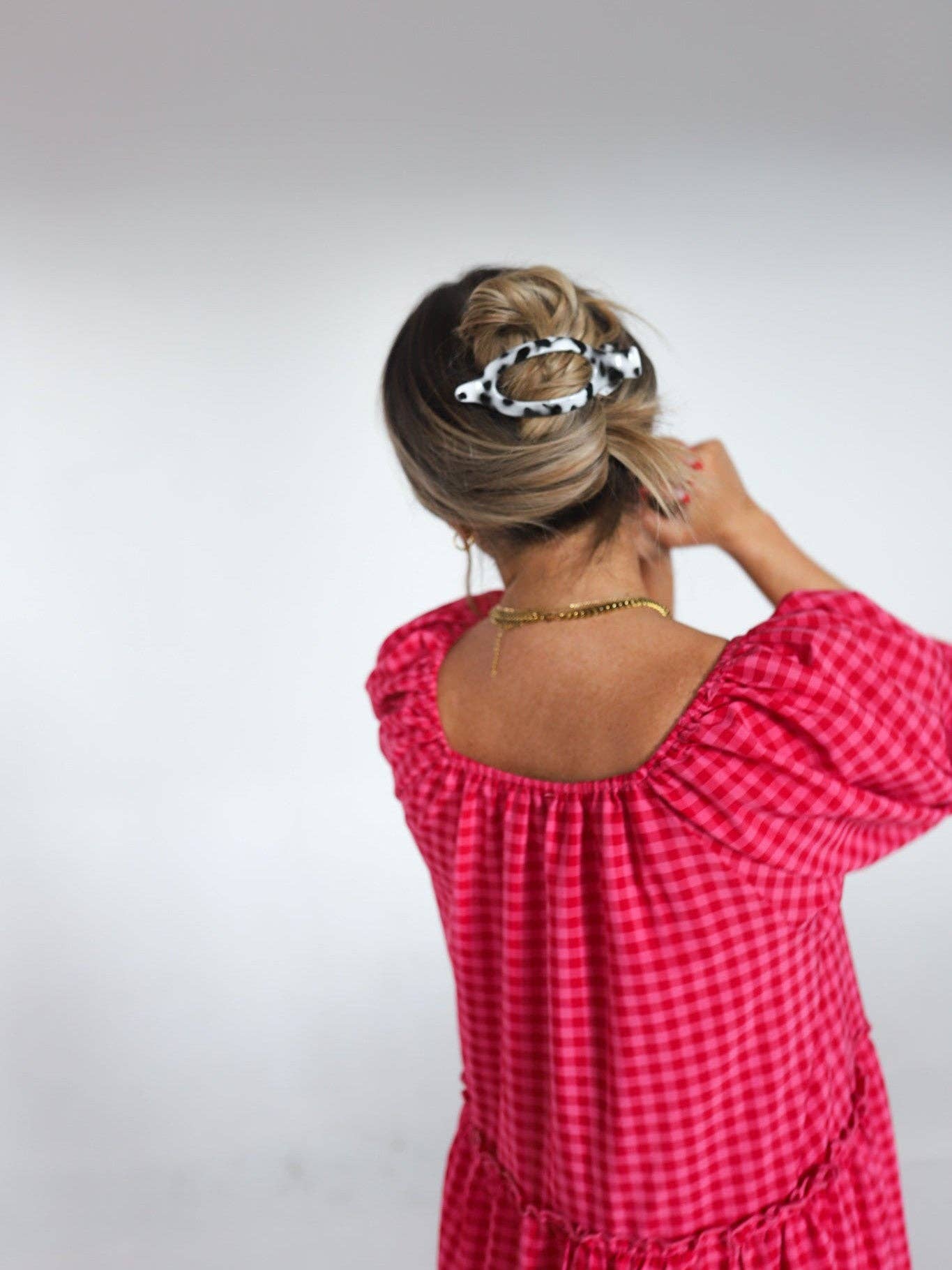 KAXI LAY DOWN CLAW 2.0: SHINY COW PRINT