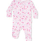 Sweet Bow Cherries  2 Way Ruffle Back Zipper Footie