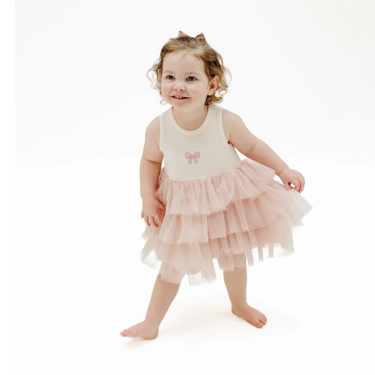 Layered Tulle Dress - Bows Tutu - Angel Dear