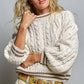 The Cable Knit Crewneck