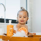 All-Natural Tangerine Shampoo, Body Wash & Bubbles