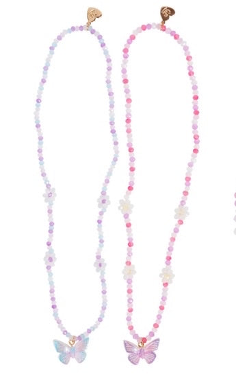 Butterflies and Daises necklace
