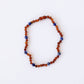 Copy of Raw Cognac Baltic Amber + CHAKRA Necklace Halo Necklace