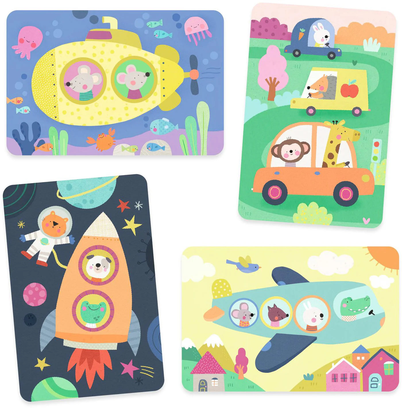 DJECO On the Road Magic Coloring - Djeco