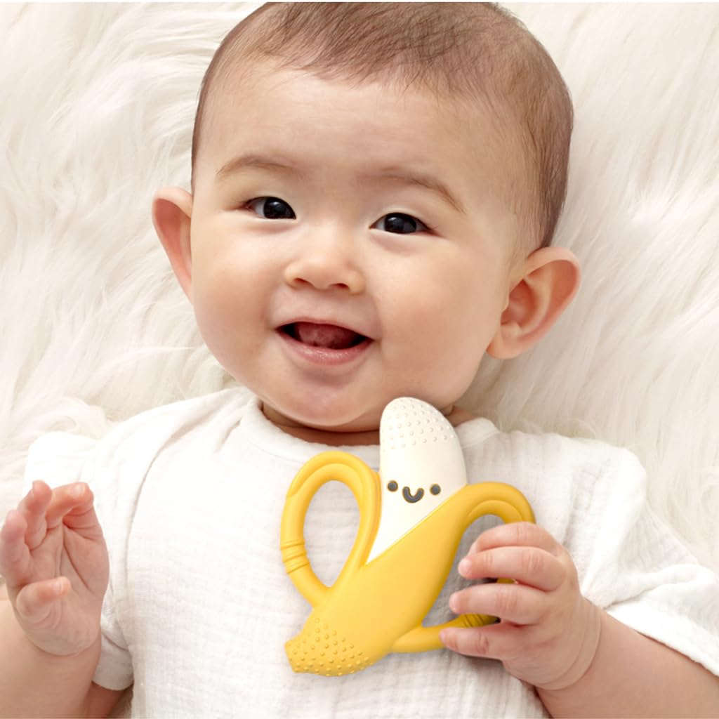Banana-Shaped Baby Teether