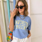favorite parent graphic tee - blue / yellow - ETTA & EAST