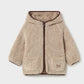Baby Reversible Sherpa Puffer Jacket- Tan - Mayoral