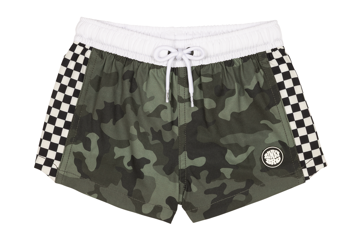 Kids Swimsuit Brovo: Camo / 2T - Baby Sweet Pea's Boutique