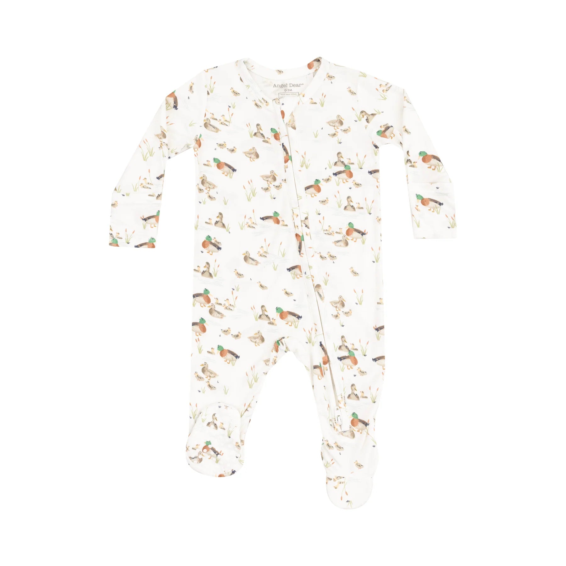 2 Way Zipper Footie - Duckling Families - Angel Dear