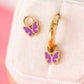 Purple Butterfly Charms - Pierced Co