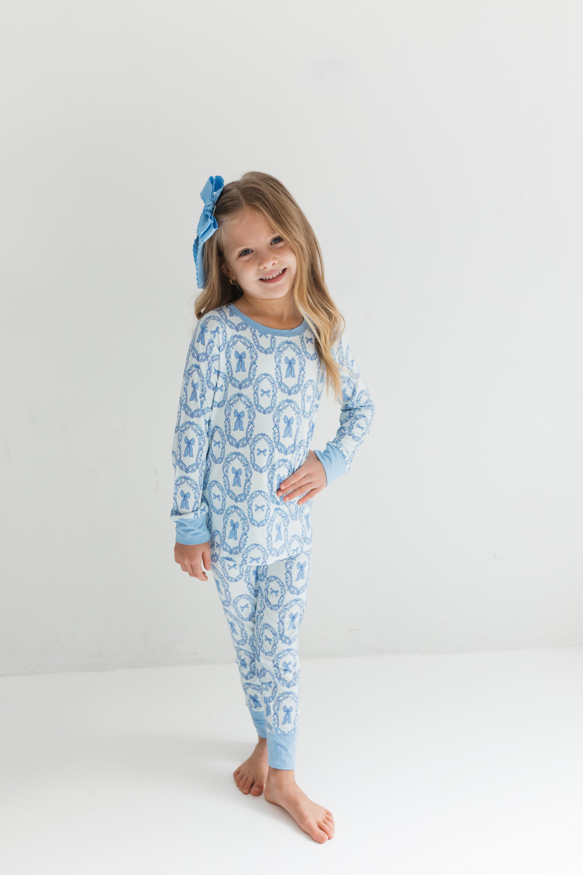 Julia Bow Two Piece Set - In My Jammers