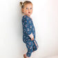 Madelyn Floral Zipper Romper - In My Jammers
