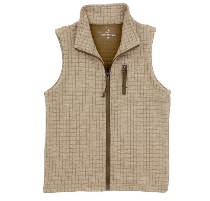Boys Delta Vest White Oak