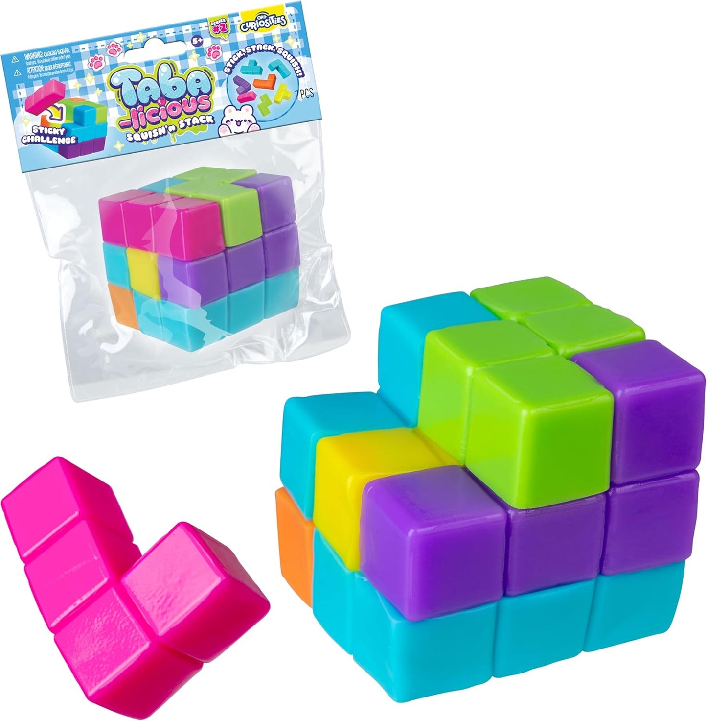 ORB Tabalicious Squish N' Stack Puzzle Cube - ORB