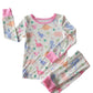 Two Piece Bamboo Pajama Set | Little Fossil Pink