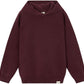 Boston Kids Hooded Sweater-Burgandy