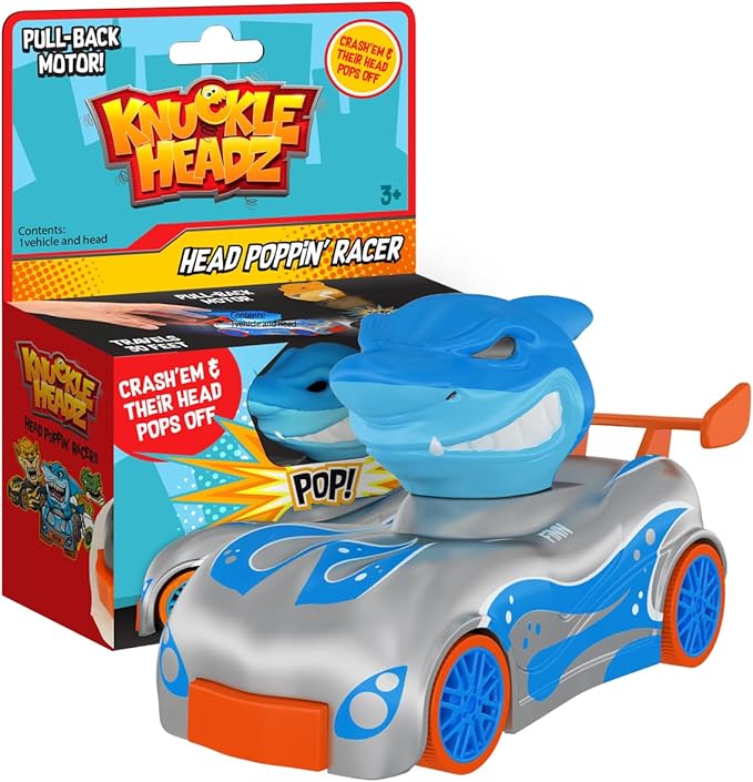 Knuckle Headz Pop-Up Racer Car Toy - Knuckdeads