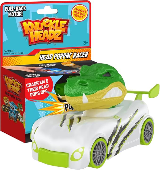 Knuckle Headz Pop-Up Racer Car Toy - Knuckdeads