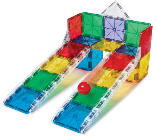 Magna-Tiles Rail Racers 33-Piece Magnetic Construction Set - magnatiles
