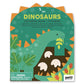 Coloring Book With Stickers: Dinosaurs