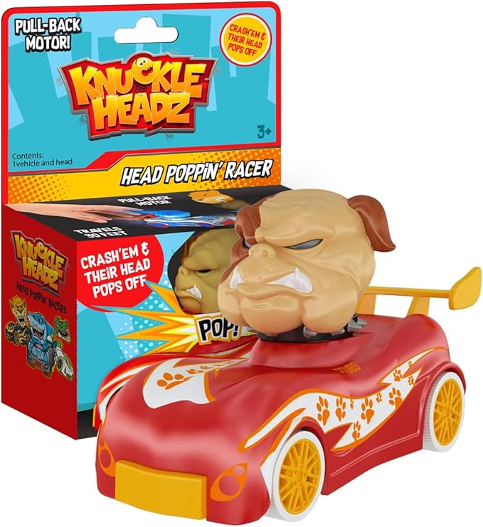 Knuckle Headz Pop-Up Racer Car Toy - Knuckdeads