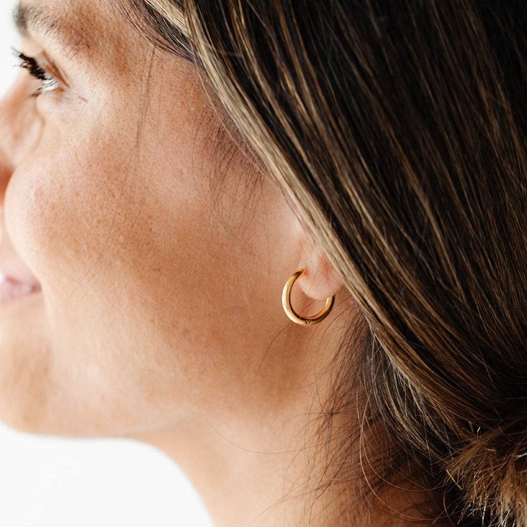 Endless Hoop: Gold / 8mm - Baby Sweet Pea's Boutique