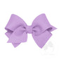 Small Classic Grosgrain Hair Bow Light Orchid