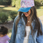 Strong as a mother® Canvas Hat - Floral: Floral