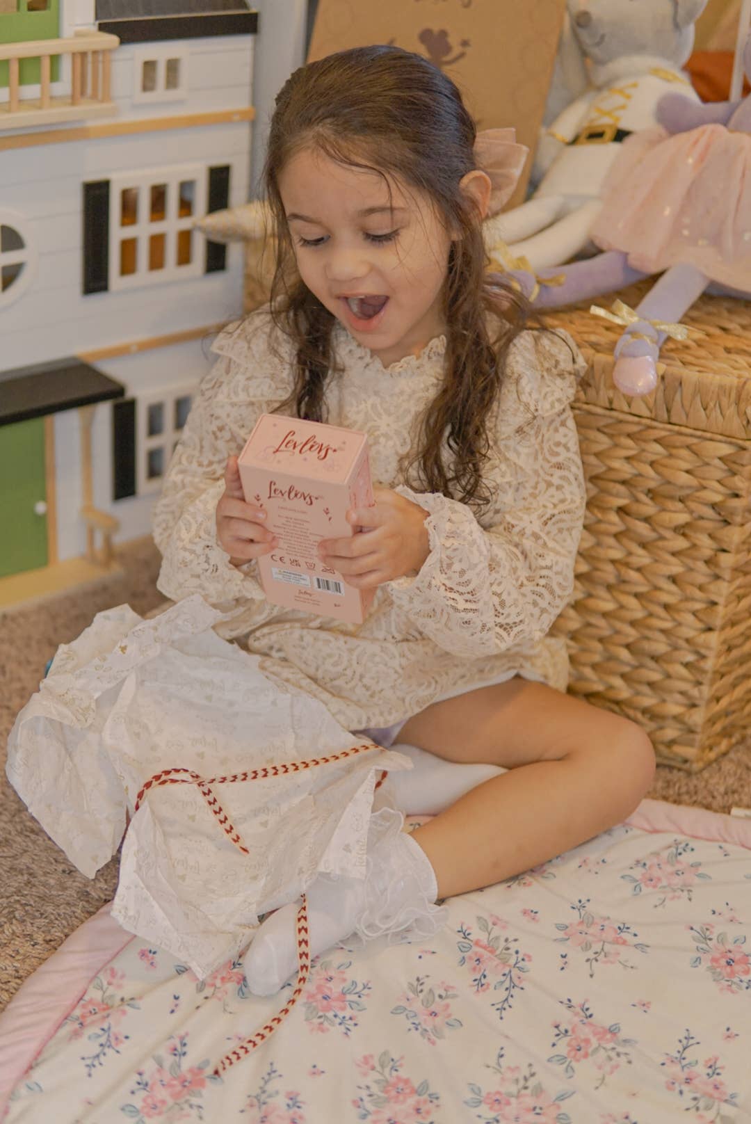 Levlovs Mouse Lulu in a Box with the Bedding Summer Gift - Baby Sweet Pea's Boutique