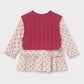 Dress with Vest- Pink Floral - Mayoral