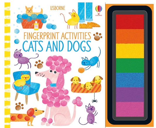 Fingerprint Activities Cats and Dogs - Usborne