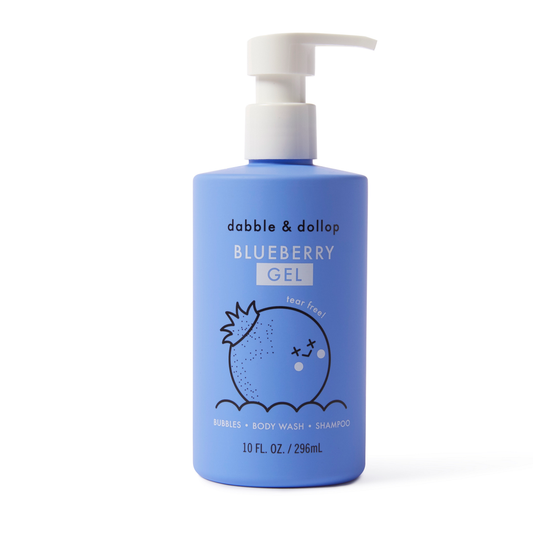 All-Natural Blueberry Shampoo, Body Wash & Bubbles - Dabble & Dollop