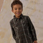 Pocketed Flannel Shirt Holiday Plaid