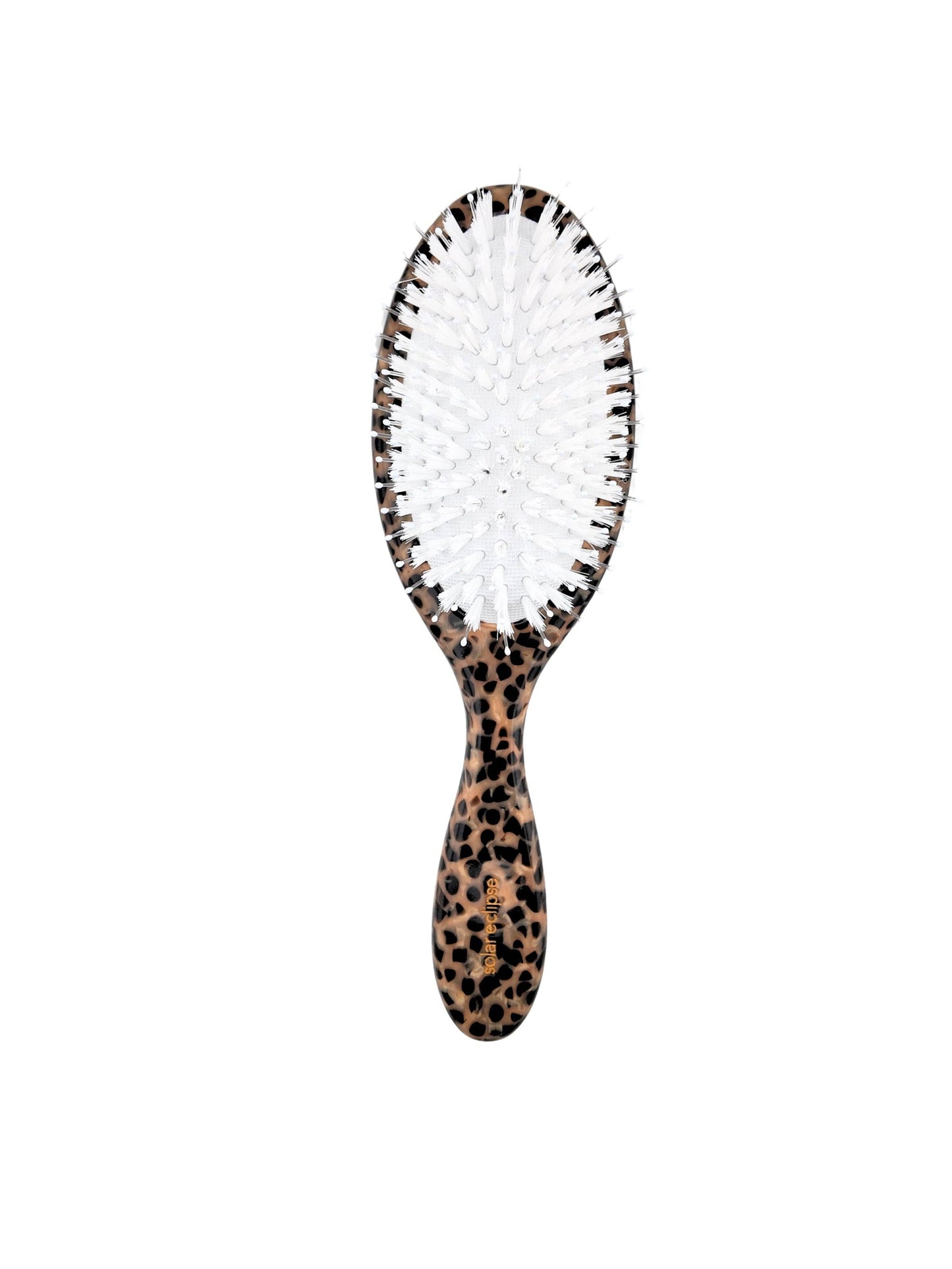 Hand-painted Leopard Bow Amazing Hair Day Brush - Baby Sweet Pea's Boutique