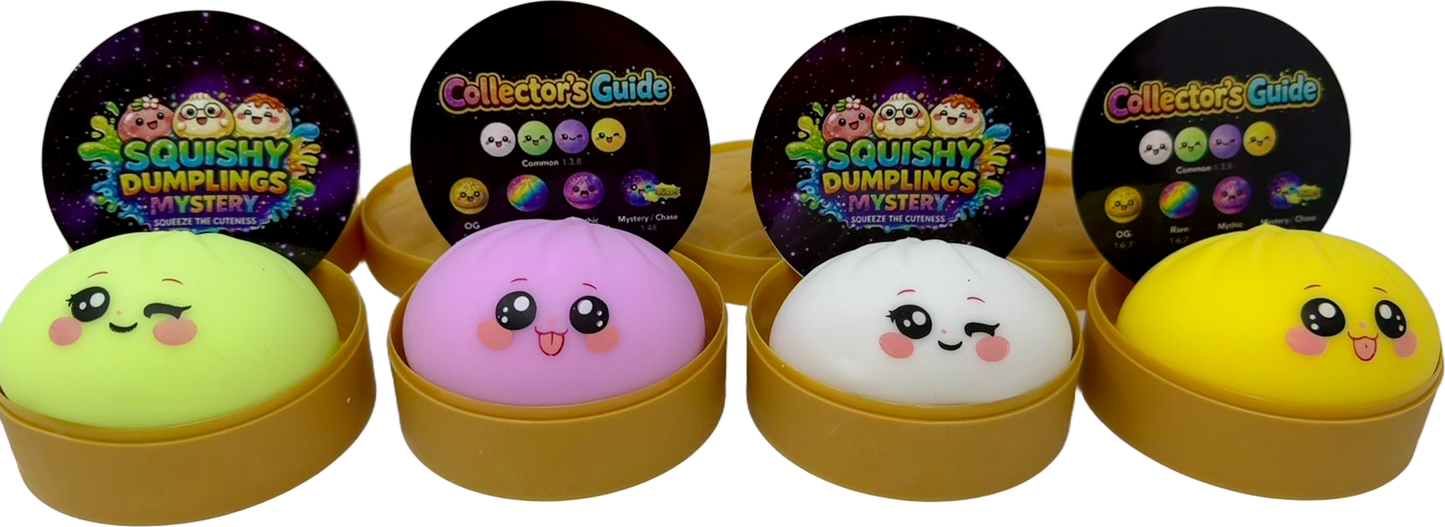Squishy Dumplings – Mystery Steamer Bun Collectibles