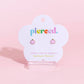 Pink Pumpkin Studs